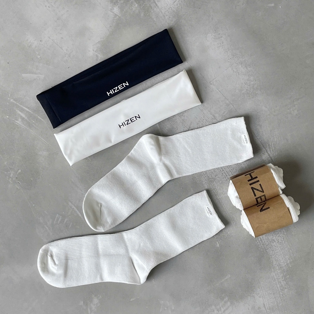 HIZEN | Vớ Thể Thao Hizen 100% cotton | SOCKS