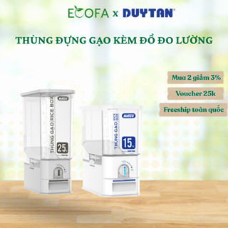 Thùng đựng gạo 25kg Matsu, thiết kế khóa mở lấy gạo thông minh, nhựa an toàn ngăn kiến dán