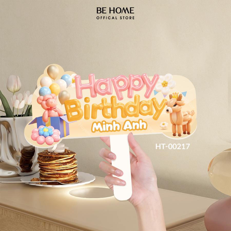 Hashtag Trang Trí Tiệc Sinh Nhật Cho Bé, Sẵn Tay Cầm, Phụ Kiện Chụp Hình Ấn Tượng, Decor Không Gian Tiệc – BeHome Decor