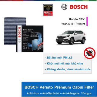 LỌC GIÓ ĐIỀU HÒA THAN HOẠT TÍNH CAO CẤP BOSCH AERISTO PREMIUM: HONDA CRV ĐỜI XE 2018 ĐẾN NAY