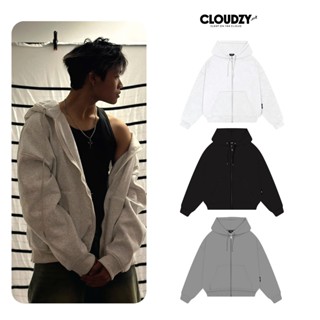 Áo hoodie zip boxy nam local brand CLOUDZY TRƠN khoác boxy zip nỉ bông nữ unisex form rộng basic