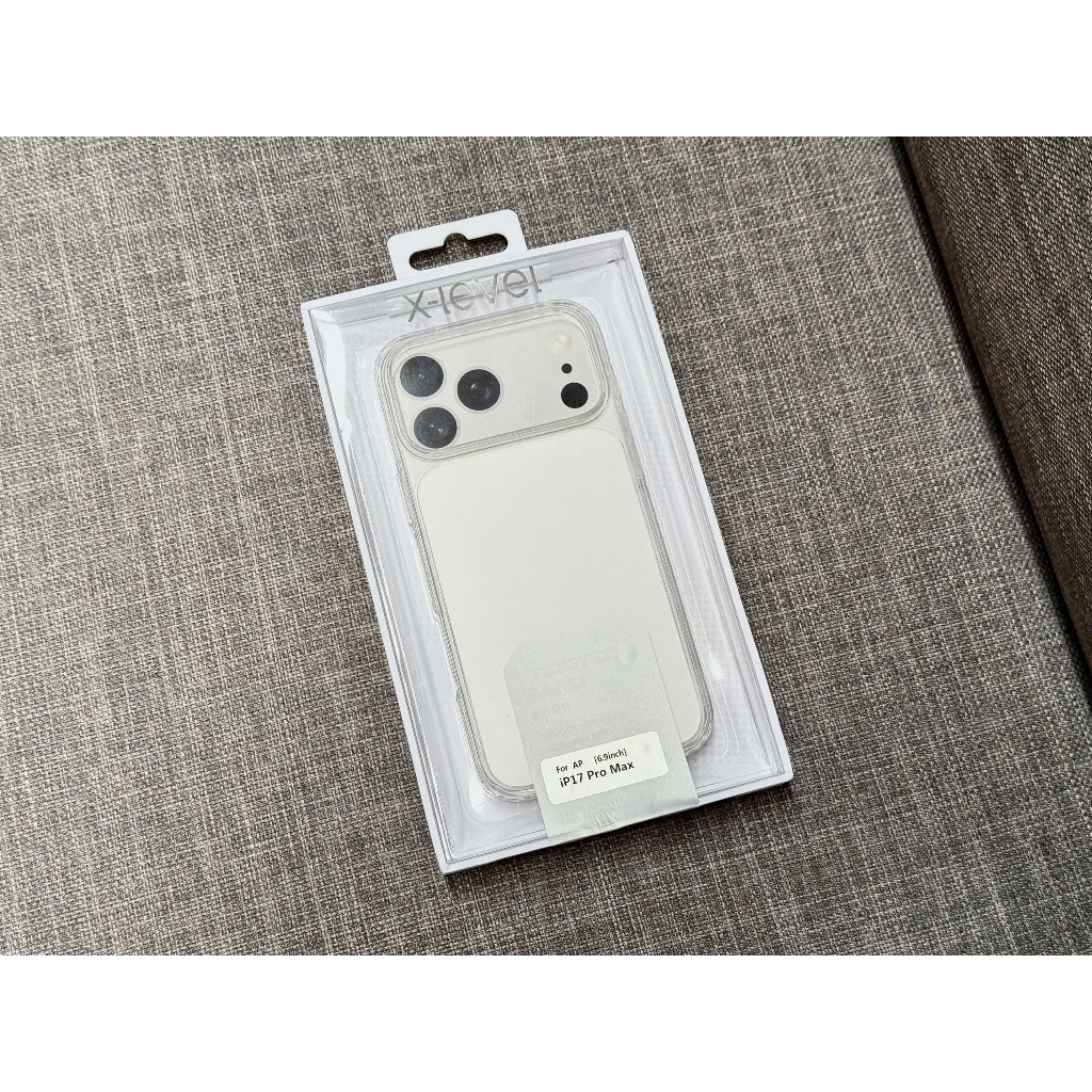 Ốp X-Level Frosted Sand cho iPhone 17  Pro Max/ 17 Pro - Trong nhám chống sốc, Vân tay khoe trọn vẻ 