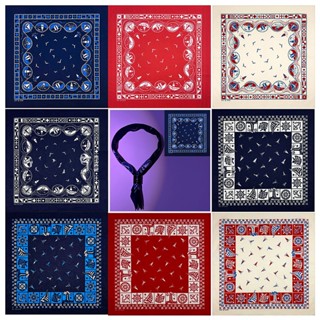  Khăn bandana nam nữ khăn bandana đội đầu quàng cổ unisex chất cotton cao cấp mẫu mới 55x55cm 