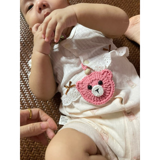 túi đựng tỏi cài áo cho bé