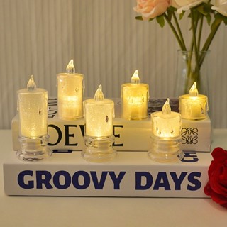  Nến điện tử mini xài pin trang trí phòng tiệc sinh nhật tiệc cưới decor quán cafe resort 