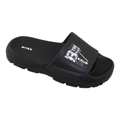 Dép quai ngang nam Bita's DEVAM.03 (Đen + Nâu Kaki + Xanh két)