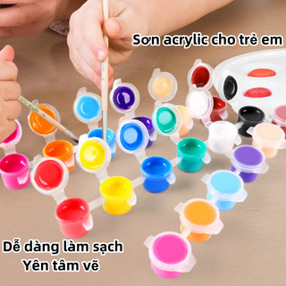 3 ml 6 dính Propylene Pigment 3ml bột màu sơn vẽ graffiti cho trẻ em