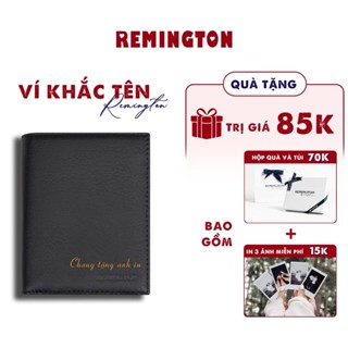 Ví nam khắc tên theo yêu cầu Remington Ralph Đứng fullbox làm quà tặng cho người yêu crush hoặc bố