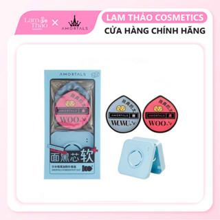  Bộ Bông Mút Amortals Black Bonus Powder Puff Set 