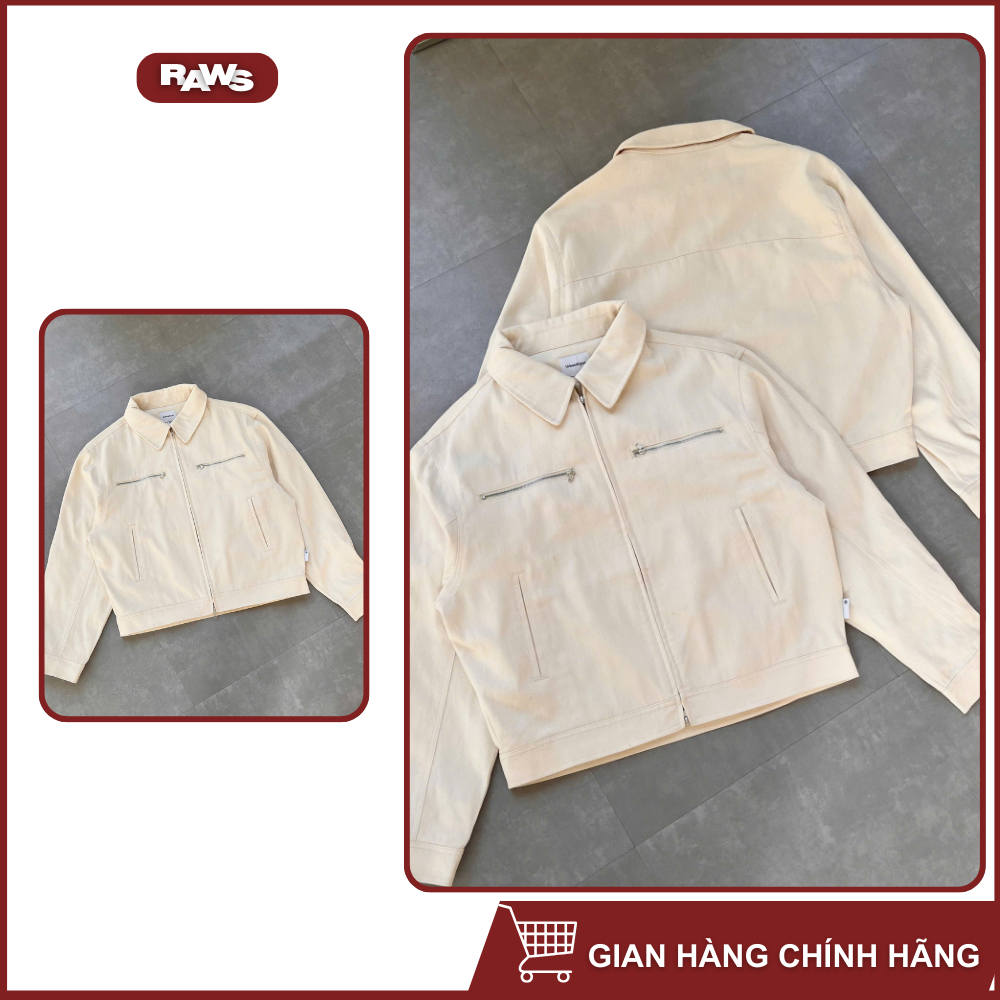 Áo Khoác Jeans URBANTYPE Hàn Quốc Be Form Crop- RAWS