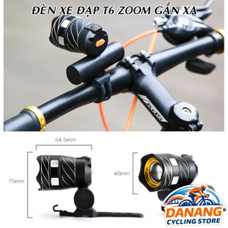 Đèn Pin Xe Đạp T6 Zoom Điều Chỉnh Rộng Hẹp