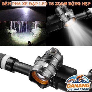 Đèn Pin Xe Đạp T6 Zoom Điều Chỉnh Rộng Hẹp