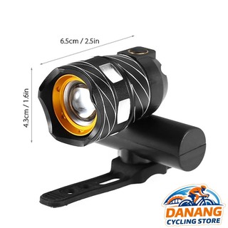 Đèn Pin Xe Đạp T6 Zoom Điều Chỉnh Rộng Hẹp