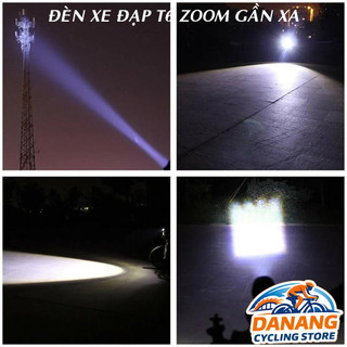 Đèn Pin Xe Đạp T6 Zoom Điều Chỉnh Rộng Hẹp