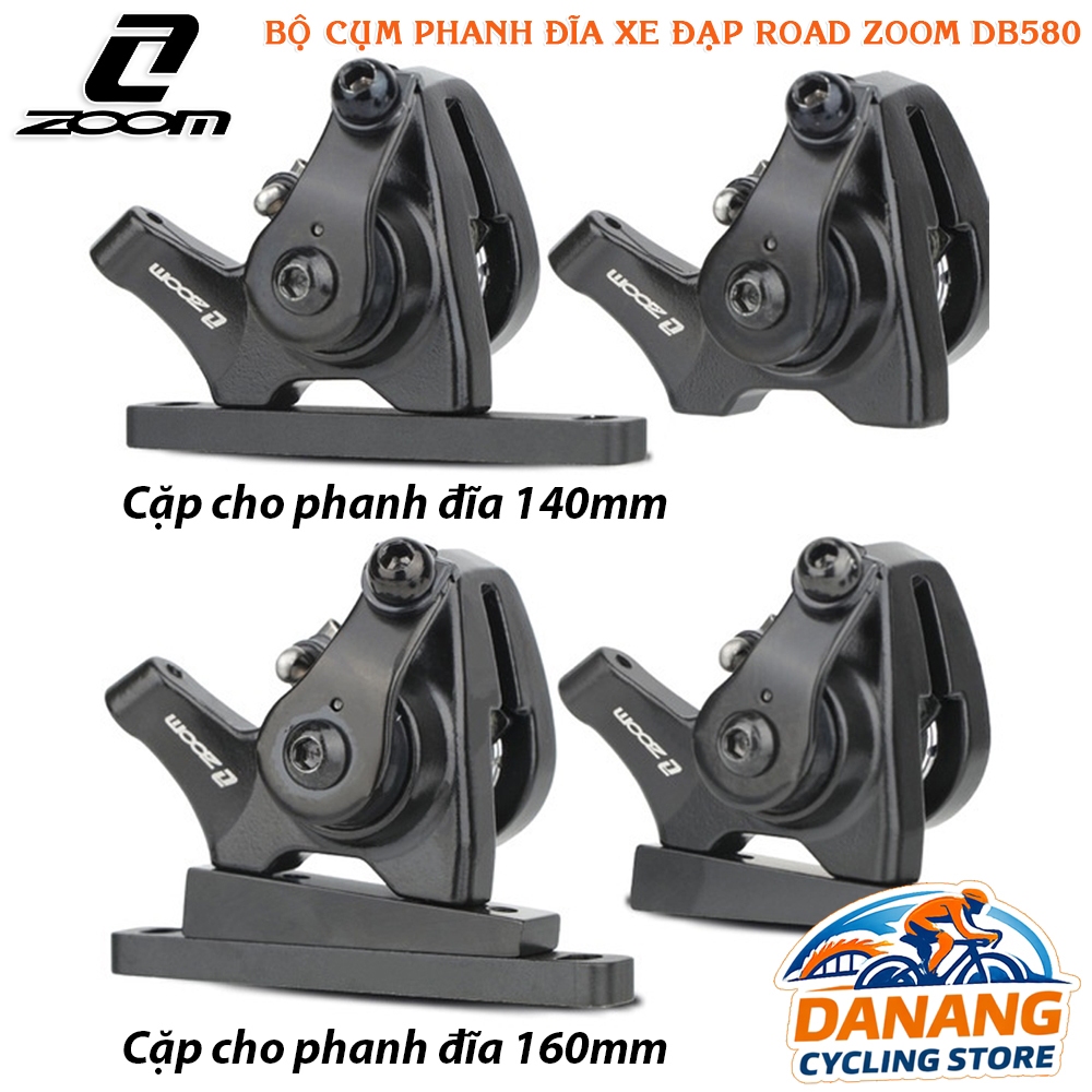 Bộ Cụm phanh thắng đĩa cho xe đạp Road ZOOM DB580