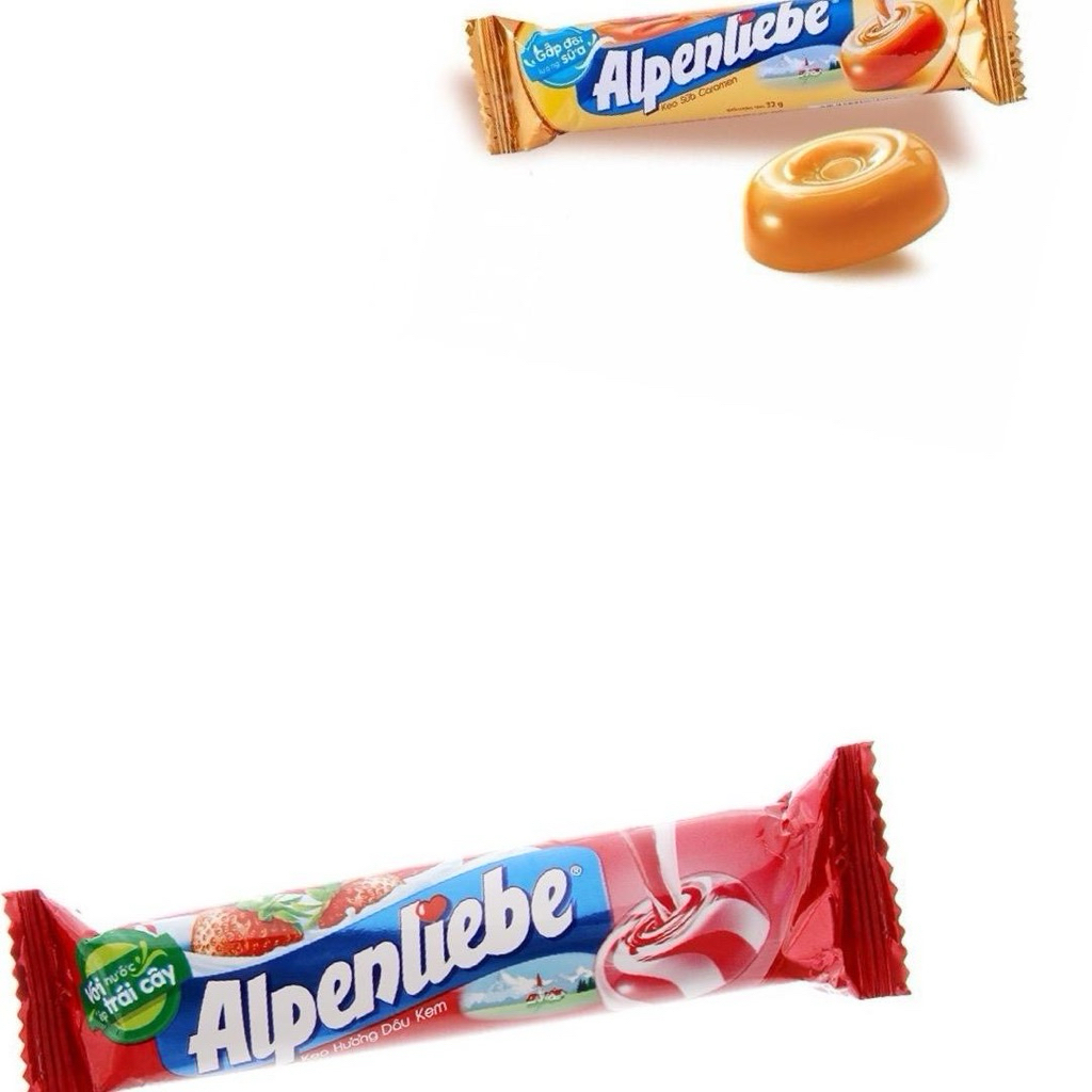 Thanh Kẹo Alpenliebe hương cà phê sữa / hương dâu 26g