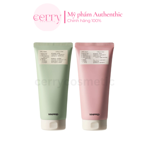 Sữa rửa mặt sạch sâu THUẦN CHAY WHIPPED Vegan Pack Cleanser Jumbo