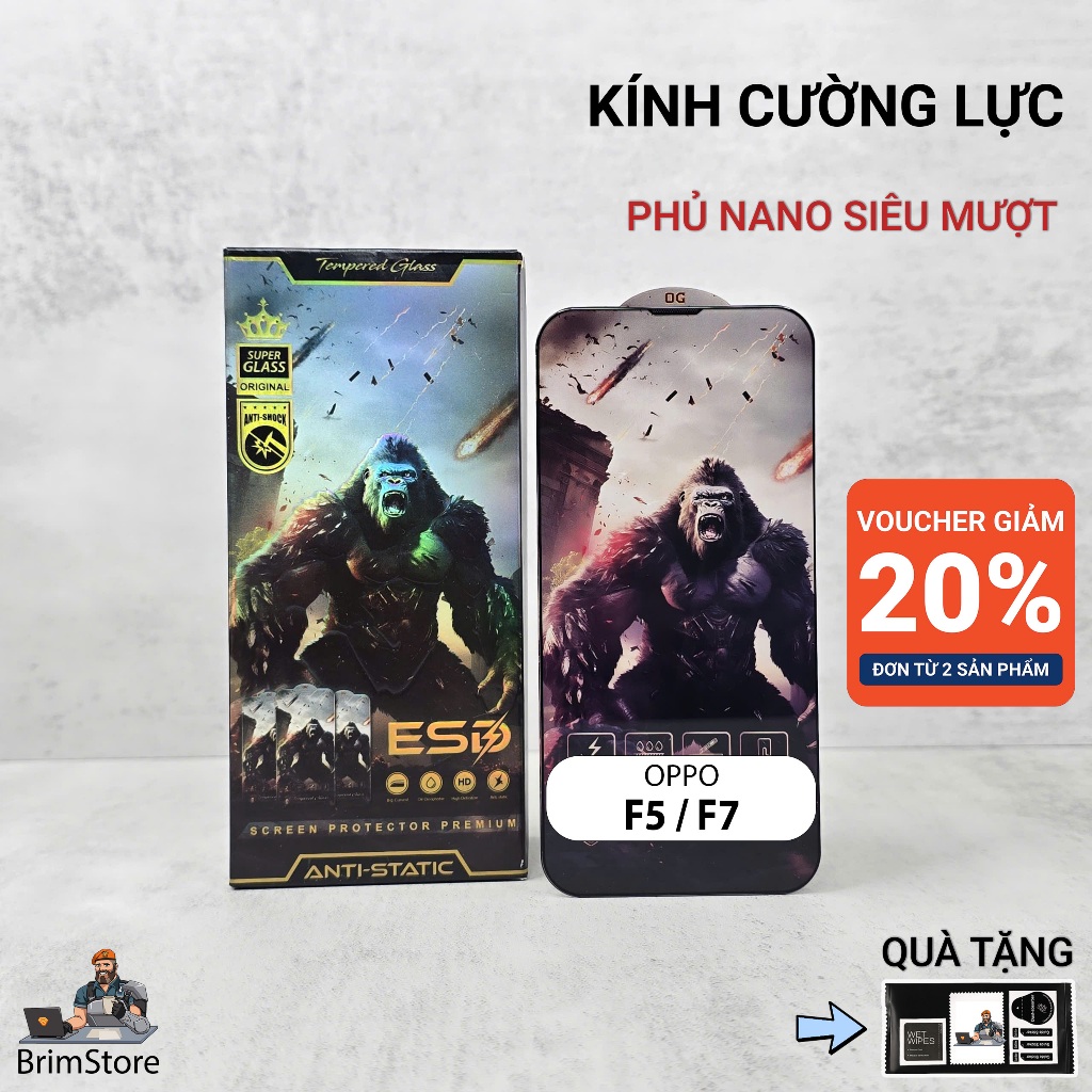 Cường lực Oppo F5 / F7 / F5 Youth chiến binh full màn | Miếng kính dán bảo vệ màn hình cho oppo