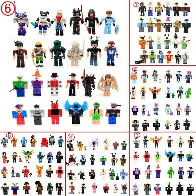 Set 24 mô hình roblox version 1, roblox version 2, version 3, version 4, version 5, version 6 Mô hìn