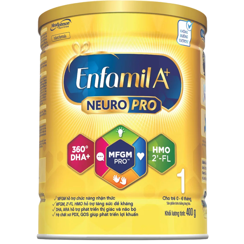 Sữa Enfamil A+ số 1 400g (0-6 tháng)