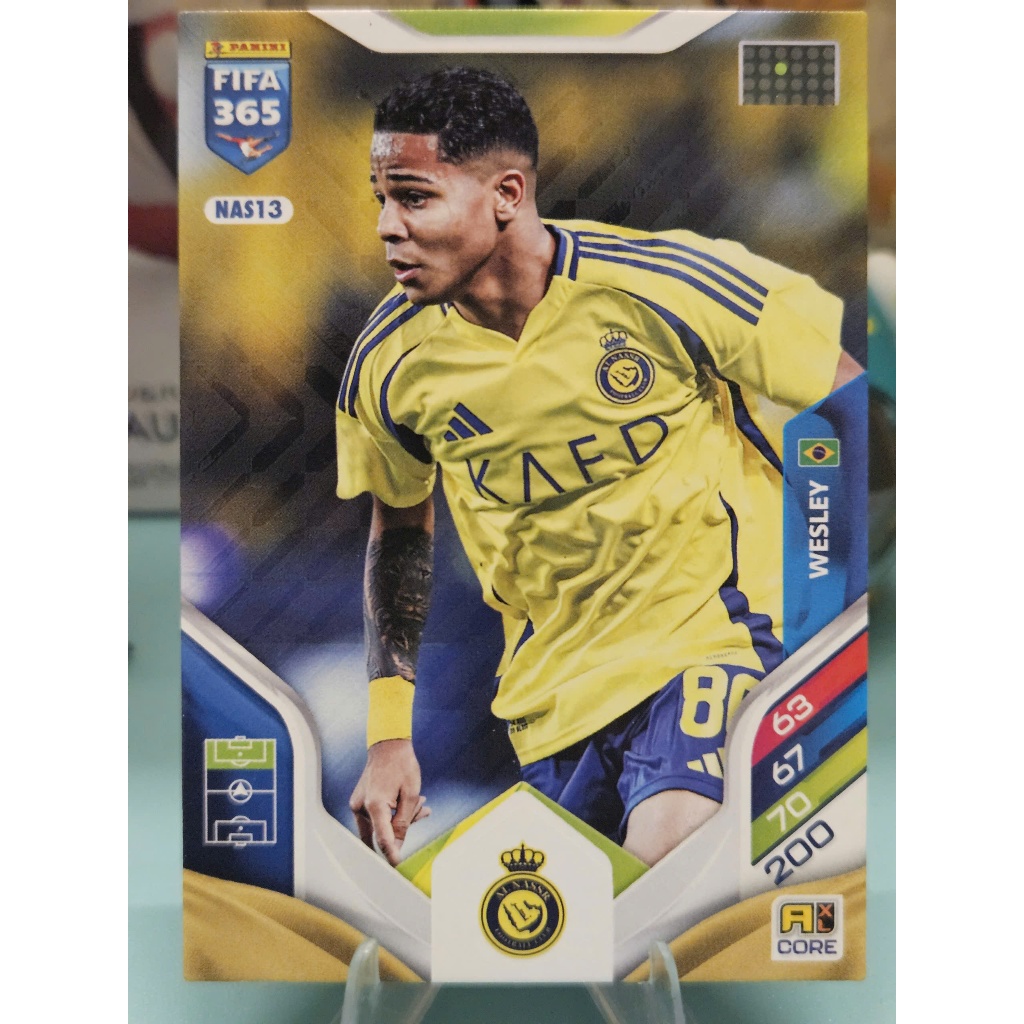 Thẻ Wesley Panini 365 2025/2026 (Al Nassr) (25/26) (Bóng Đá)