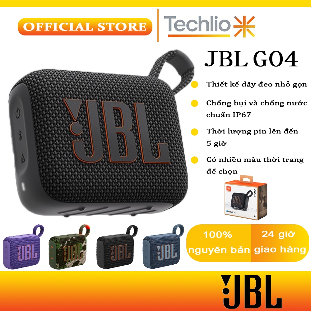 【Phiên bản quốc tế】Loa Di Động Bluetooth JBL Go 4/GO4 -Có thể sử dụng thẻ nhớ，Âm lượng siêu lớn