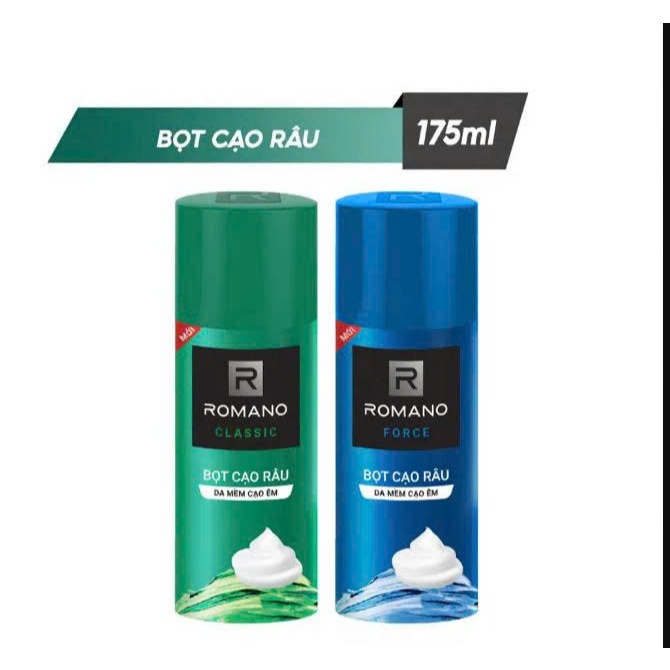 Bọt Cạo Râu Romano Classic 175ml
