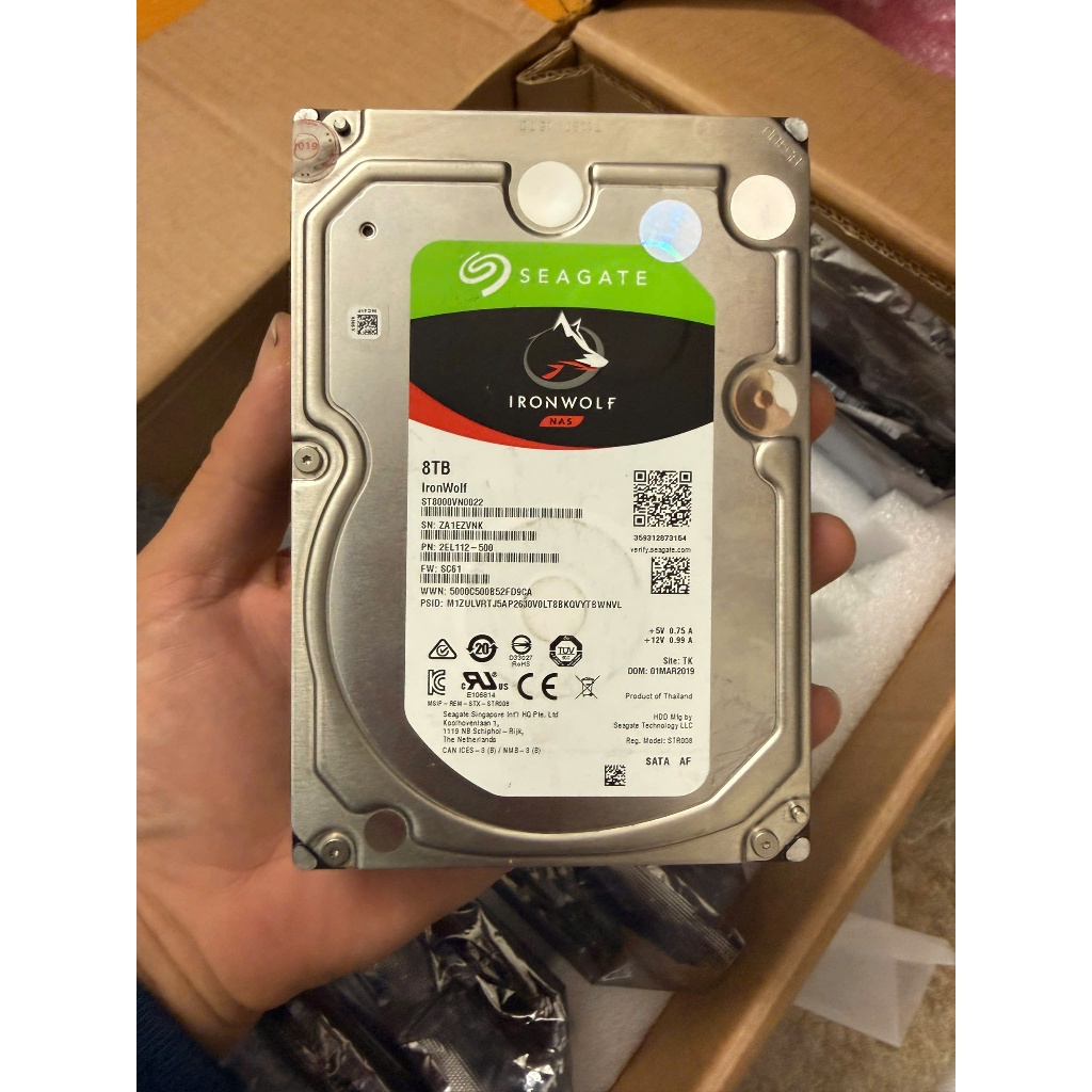 [Used giá siêu rẻ]HDD ổ cứng Seagate ionwolf 8TB, Seagate skyhawk 8TB