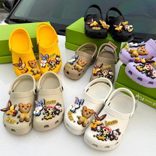 (Có Video) Dép sục Classic Clog - Sục Unisex 3CM, Tặng kèm full bộ hình gắn 3D như ảnh