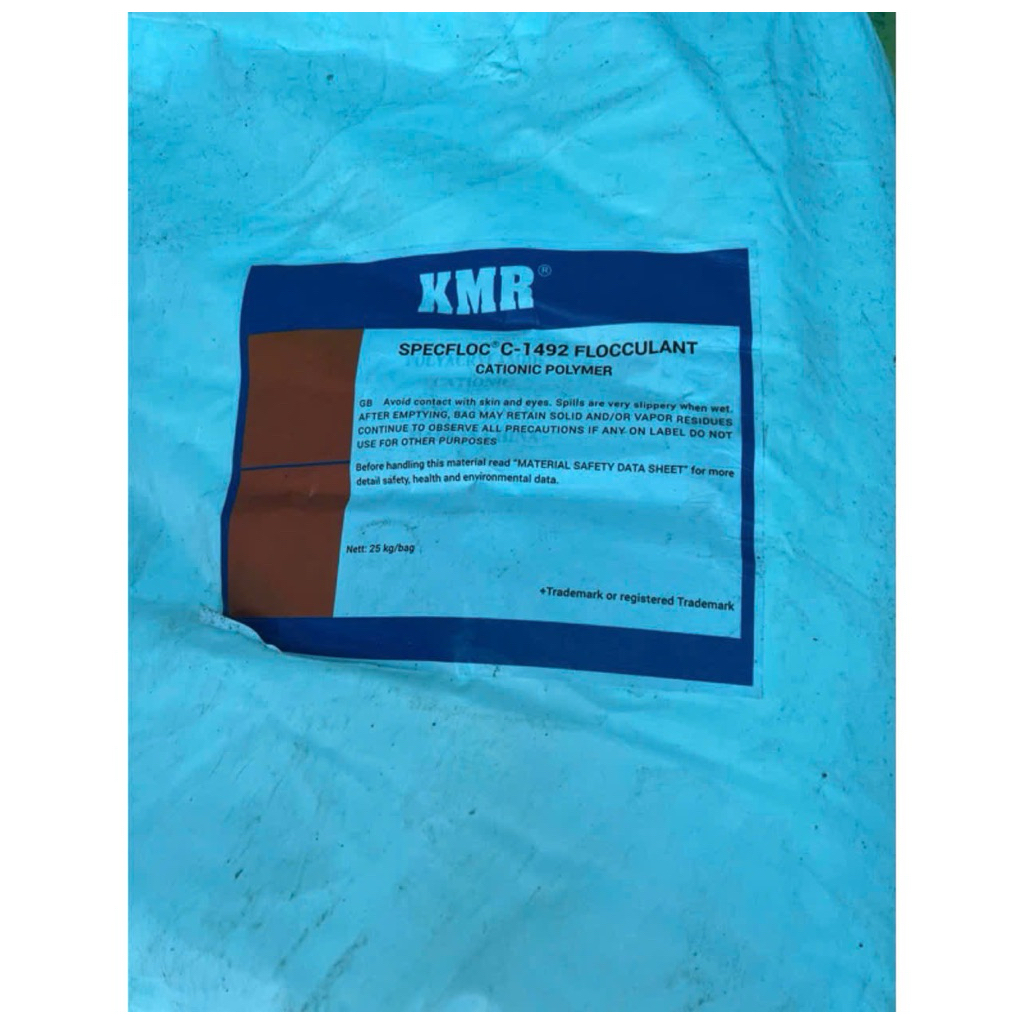 1kg Polymer Cation C-1492 KMR chất Keo Tụ