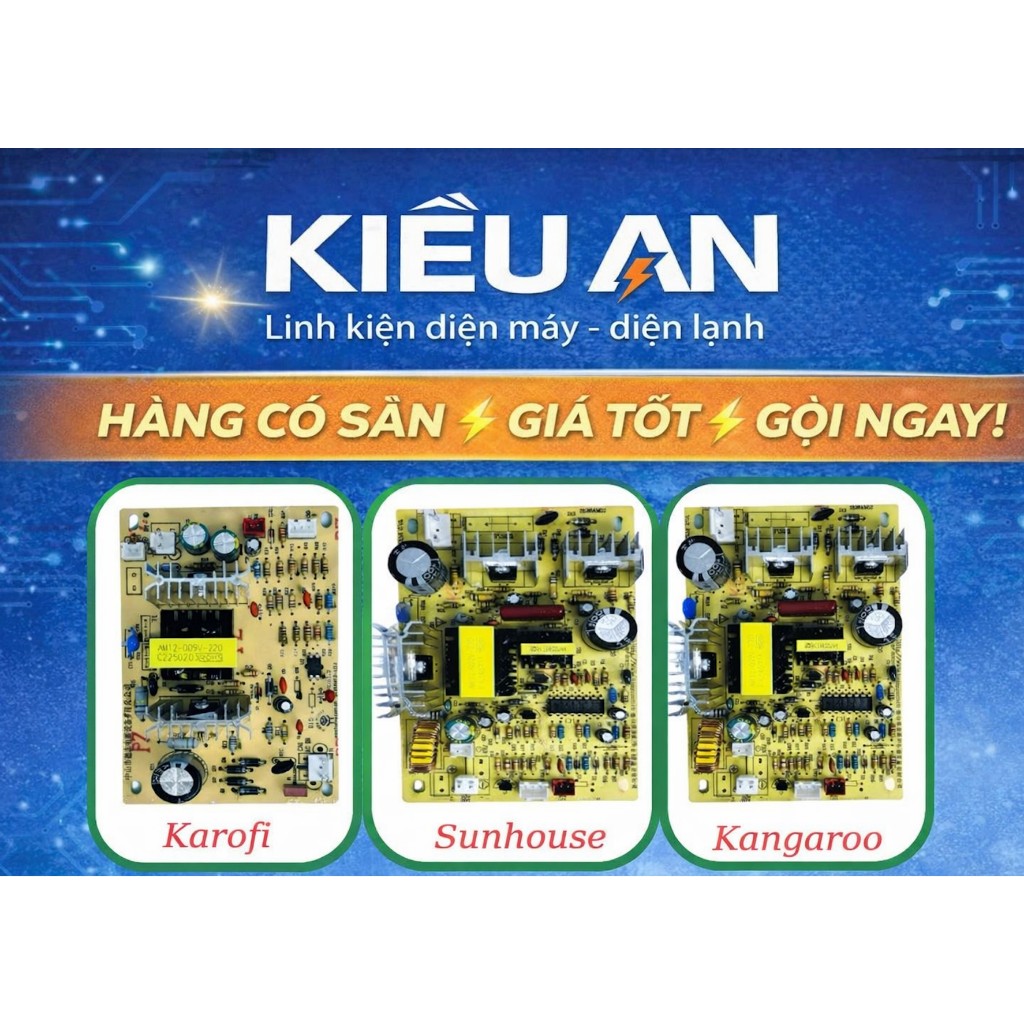 [Chính Hãng] Bo Mạch Dùng Cho Cây Nóng Lạnh Chạy Chíp KG10A3, KG3331, KG32N, KG31A3,