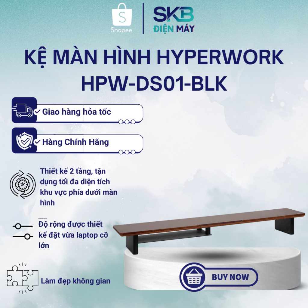 Kệ màn hình HyperWork HPW-DS01-BLK