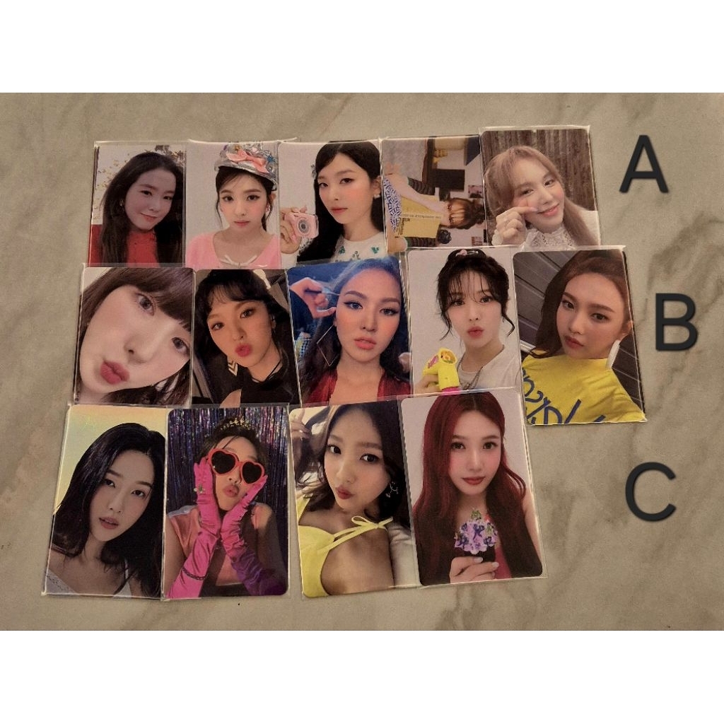 Card ảnh thẻ RED VELVET (Irene,Seulgi,Wendy,Joy)