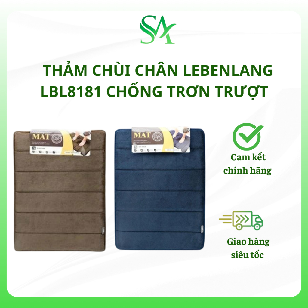 Thảm chùi chân Lebenlang LBL8181 thấm hút tốt chống trơn trượt