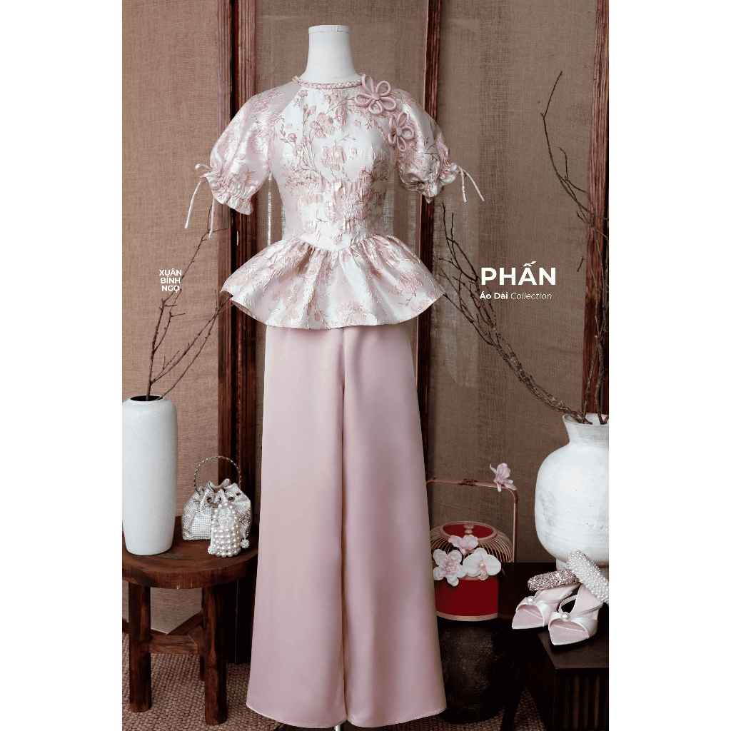 [TET NEW ARRIVAL] Quần Lụa Ống Suông LAGOM Mềm Mại Phối Áo Dài Áo Kiểu