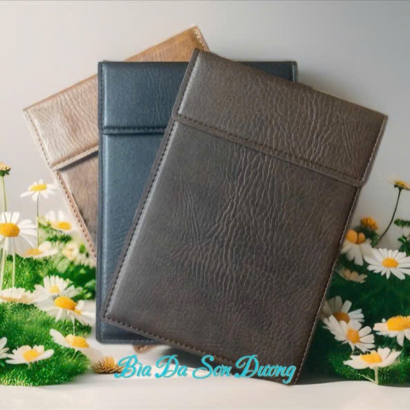 Kẹp bill, hóa đơn thanh toán bằng da  khổ A5 có nam châm nhà hàng, cơ quan và doanh nghiệp.