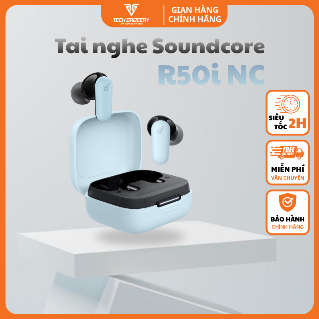 Tai nghe Anker SoundCore R50i NC – Chống ồn chủ động| Pin lâu - Bảo Hành Chính Hãng 18 Tháng | BigBuy360 - bigbuy360.vn