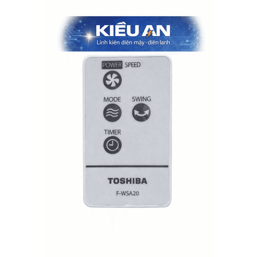 Điều khiển quạt treo tường toshiba F-WSA20