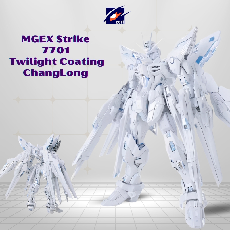 Mô Hình Lắp Ráp 7701 MGEX Strike Freedom Twilight Coating Changlong Tặng Kèm Decan Nước Và Base