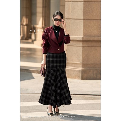 Áo Khoác Bomber Nữ MY WAY Dáng Ngắn Cao Cấp 9MV11340
