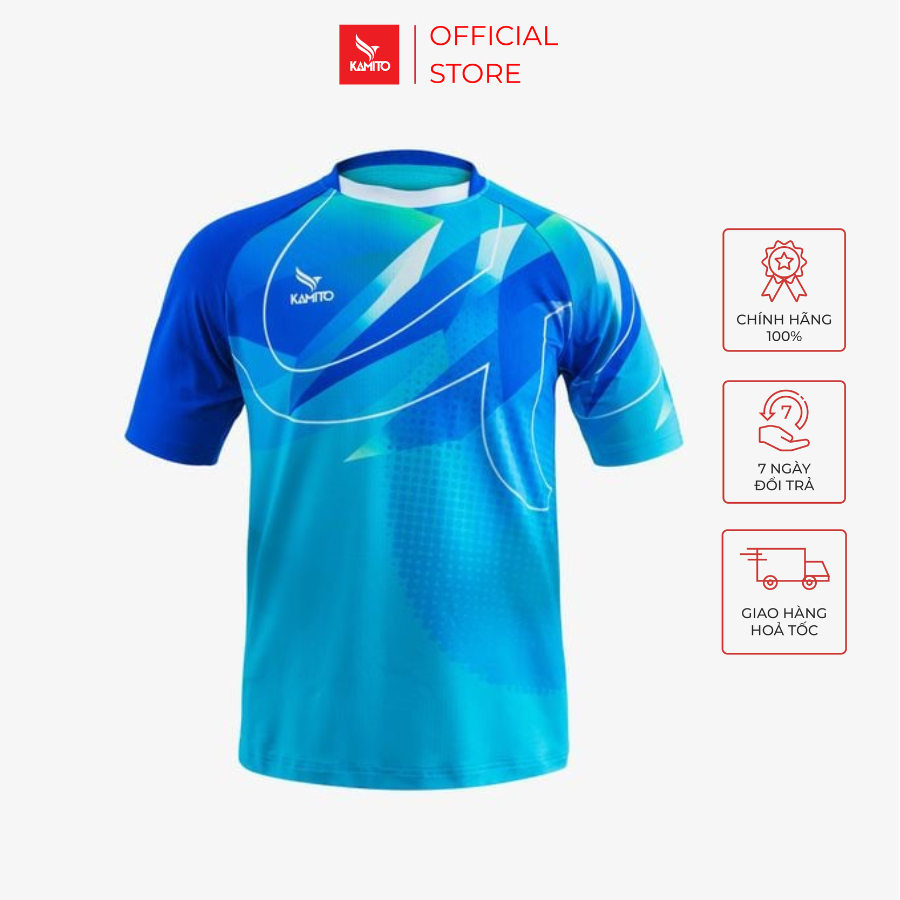 Áo T-shirt Pickleball Kamito Alpha V2, Áo Thể Thao Pickleball Kamito, Co Giãn, Thấm Hút Mồ Hôi