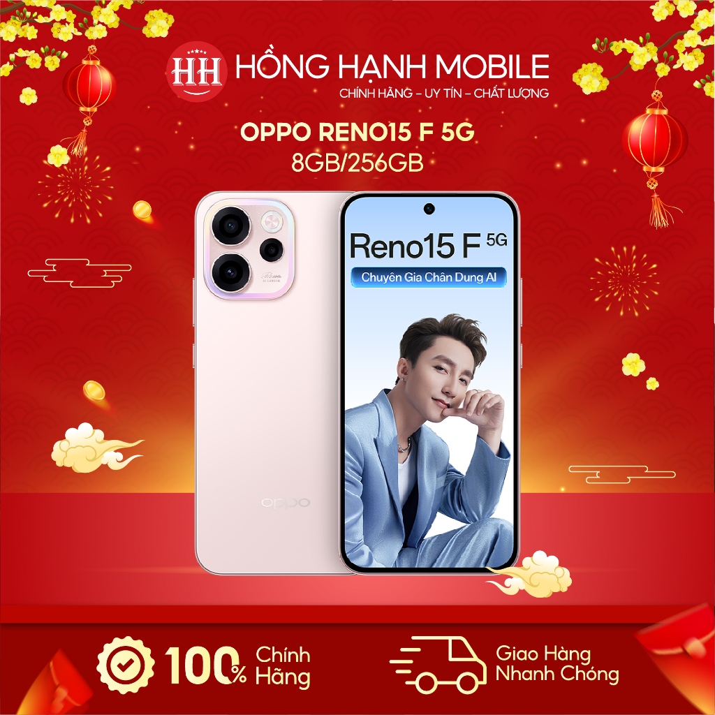 Điện Thoại Oppo Reno15 F 5G 8GB/256GB - Hàng Chính Hãng | BigBuy360 - bigbuy360.vn