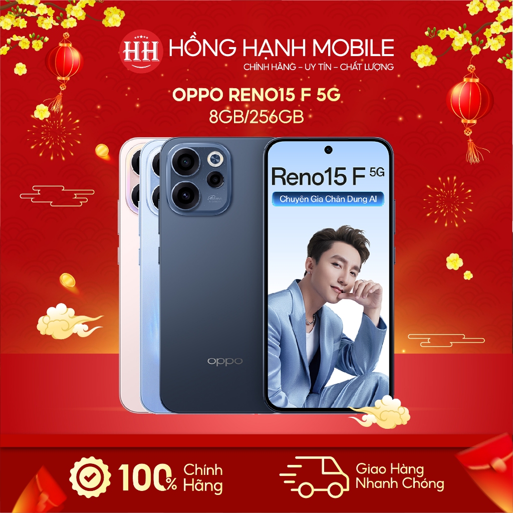 Điện Thoại Oppo Reno15 F 5G 8GB/256GB - Hàng Chính Hãng | BigBuy360 - bigbuy360.vn