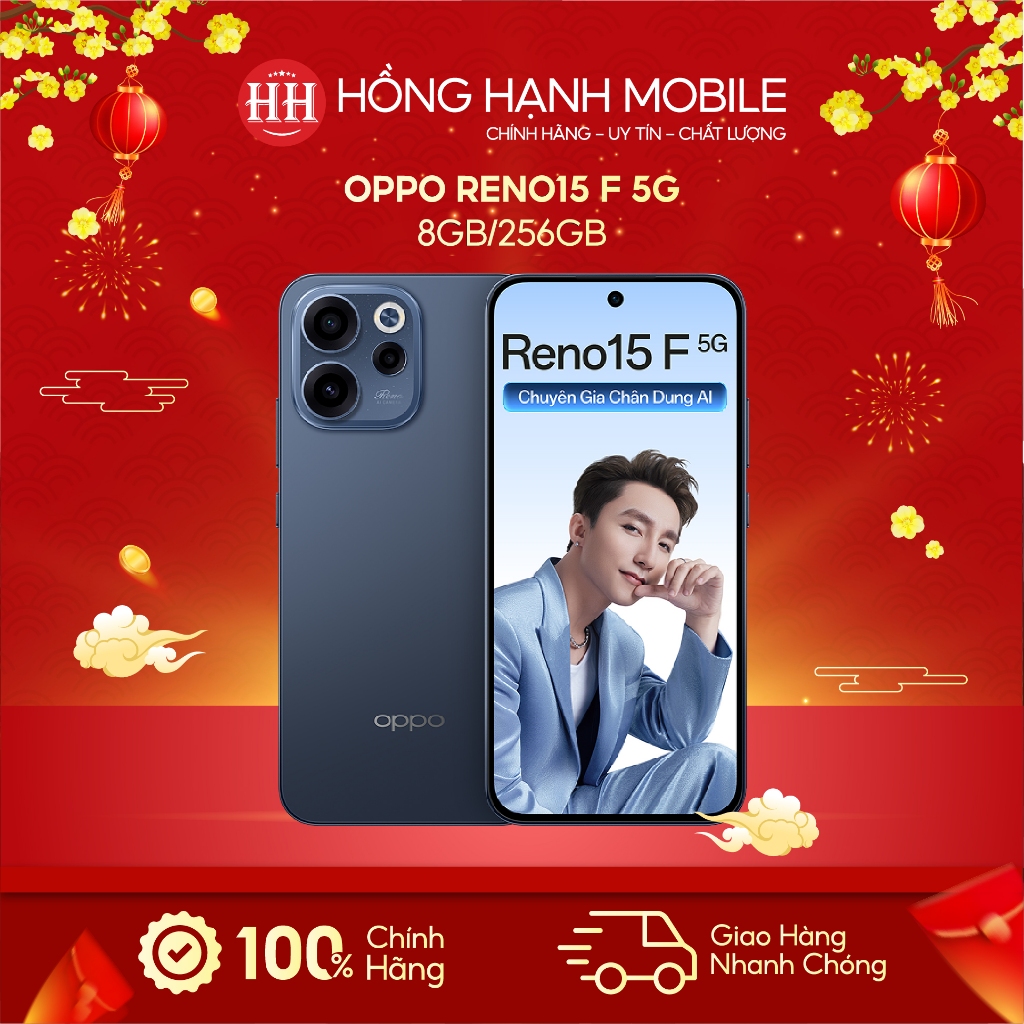 Điện Thoại Oppo Reno15 F 5G 8GB/256GB - Hàng Chính Hãng | BigBuy360 - bigbuy360.vn