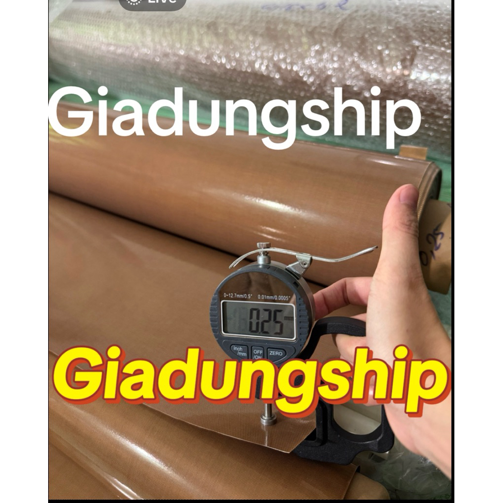 Vải teflon câch nhiệt 1m x 1m /Miếng cách nhiệt không keo 1m