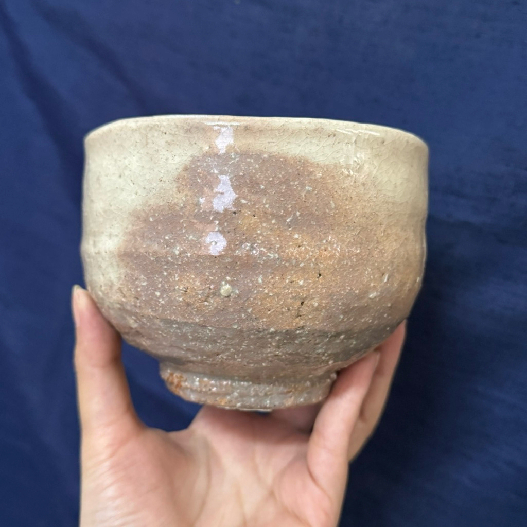 [Gốm Nhật] Chawan Hagi-yaki - Hộp gỗ