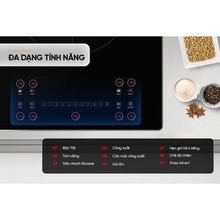 Bếp điện từ đôi Sunhouse SHB 8101 Series 8.0 NEW 2026, INVERTER Tiết Kiệm Điện - Bảo hành 3 năm