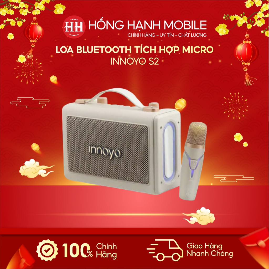 Loa Bluetooth Tích Hợp Micro Innoyo S2 - Hàng Chính Hãng