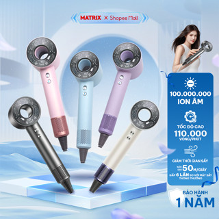 Máy sấy tóc chính hãng Matrix thế hệ mới, sấy nóng lạnh 2 chiều, có ion âm bảo vệ tóc Bảo Hành 12th