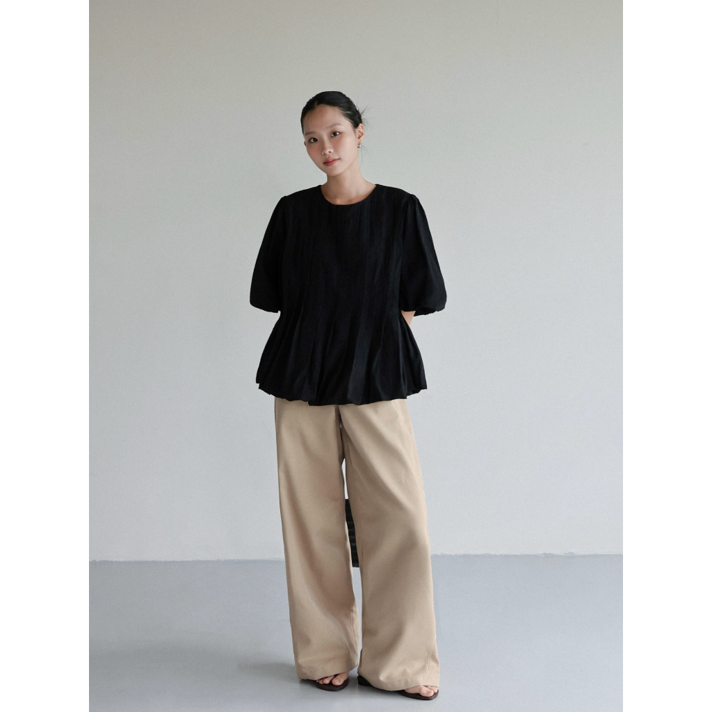 Quần kaki dài ống rộng form xuông hack dáng, quần công sở trẻ trung basic dễ phối dễ mặc đủ size S M L | BigBuy360 - bigbuy360.vn